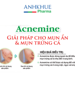 Dược phẩm acnemine adapalen giai phap cho mun an va mun trung ca