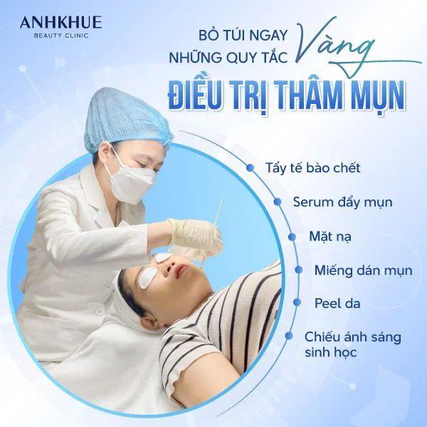 7 bước chăm sóc da mụn đúng cách tại nhà giúp sạch mụn, mờ thâm