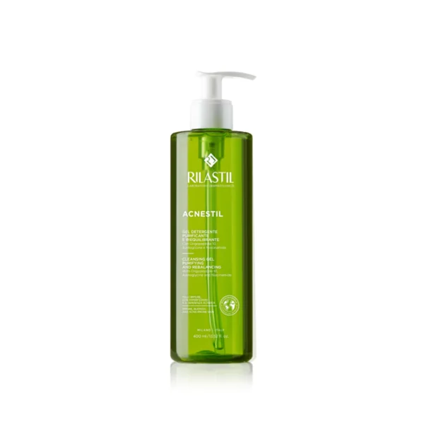 Gel rửa mặt dành cho da dầu mụn Rilastil Acnestil Cleansing Gel Purifying And Rebalancing 400ml Rilastil Acnestil Cleansing Gel 6