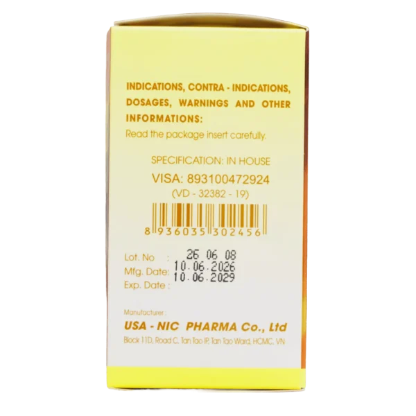 Hepa-Nic Extra - Viên uống hỗ trợ chức năng gan Hepa-Nic Extra - Viên uống hỗ trợ chức năng gan Hepanic 03