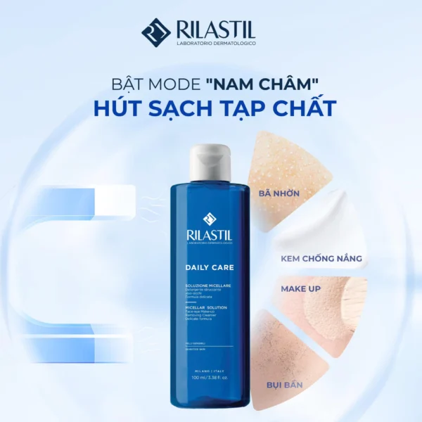 Nước tẩy trang cho mọi loại da Rilastil Daily Care Micellar Solution 400ml Rilastil Daily Care Micellar Solution 2 1