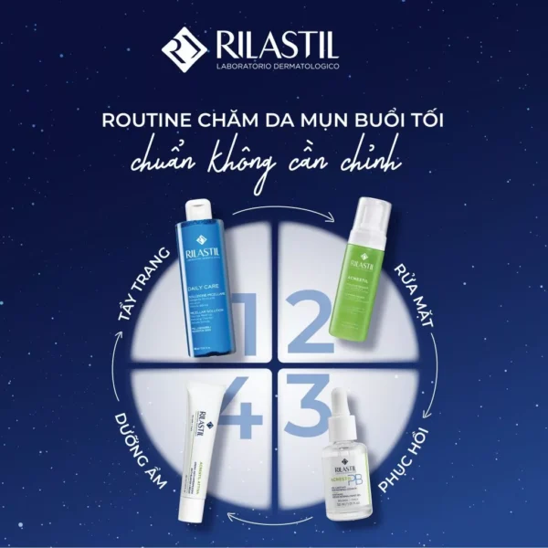 Nước tẩy trang cho mọi loại da Rilastil Daily Care Micellar Solution 400ml Rilastil Daily Care Micellar Solution 4