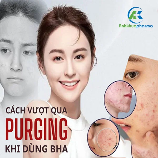 Da bạn phản ứng thế nào với BHA? Cách vượt qua giai đoạn Purging khi dùng BHA đẩy mụn BHA