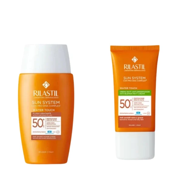 Kem chống nắng cấp ẩm Rilastil Sun System Water Touch Moisturizing Fluid SPF 50+ 50ml Rilastil Sun System Water Touch Moisturizing Fluid SPF 50 3 1