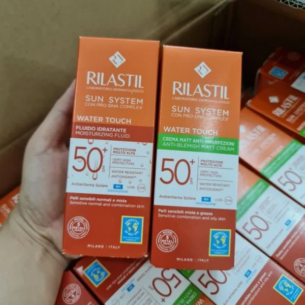 Kem chống nắng cấp ẩm Rilastil Sun System Water Touch Moisturizing Fluid SPF 50+ 50ml Rilastil Sun System Water Touch Moisturizing Fluid SPF 50 4 1