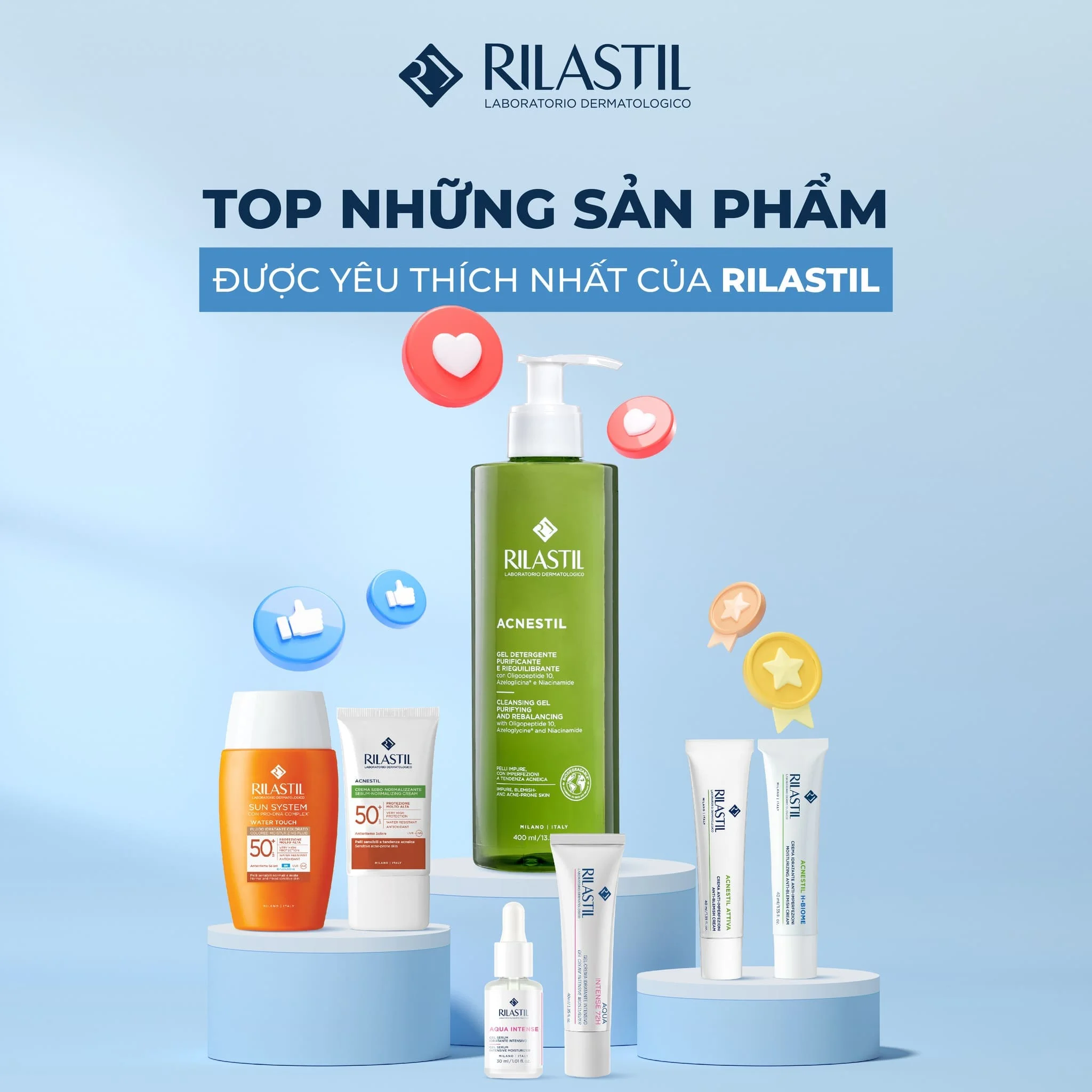Bộ mỹ phẩm skincare Rilastil – Lựa chọn hoàn hảo chăm sóc làn da khỏe đẹp rilastil 1 1