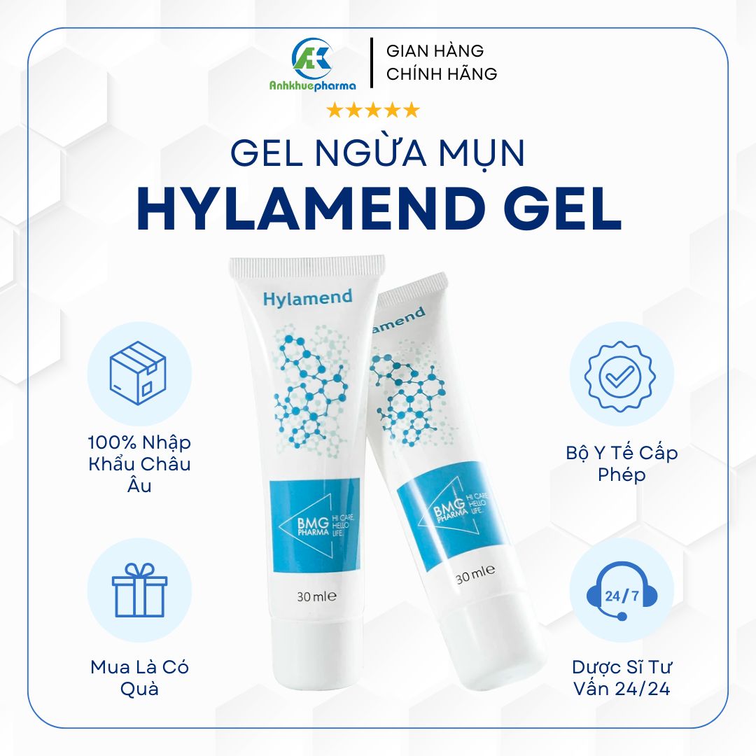 Trang chủ gel ngua mun hylamend gel