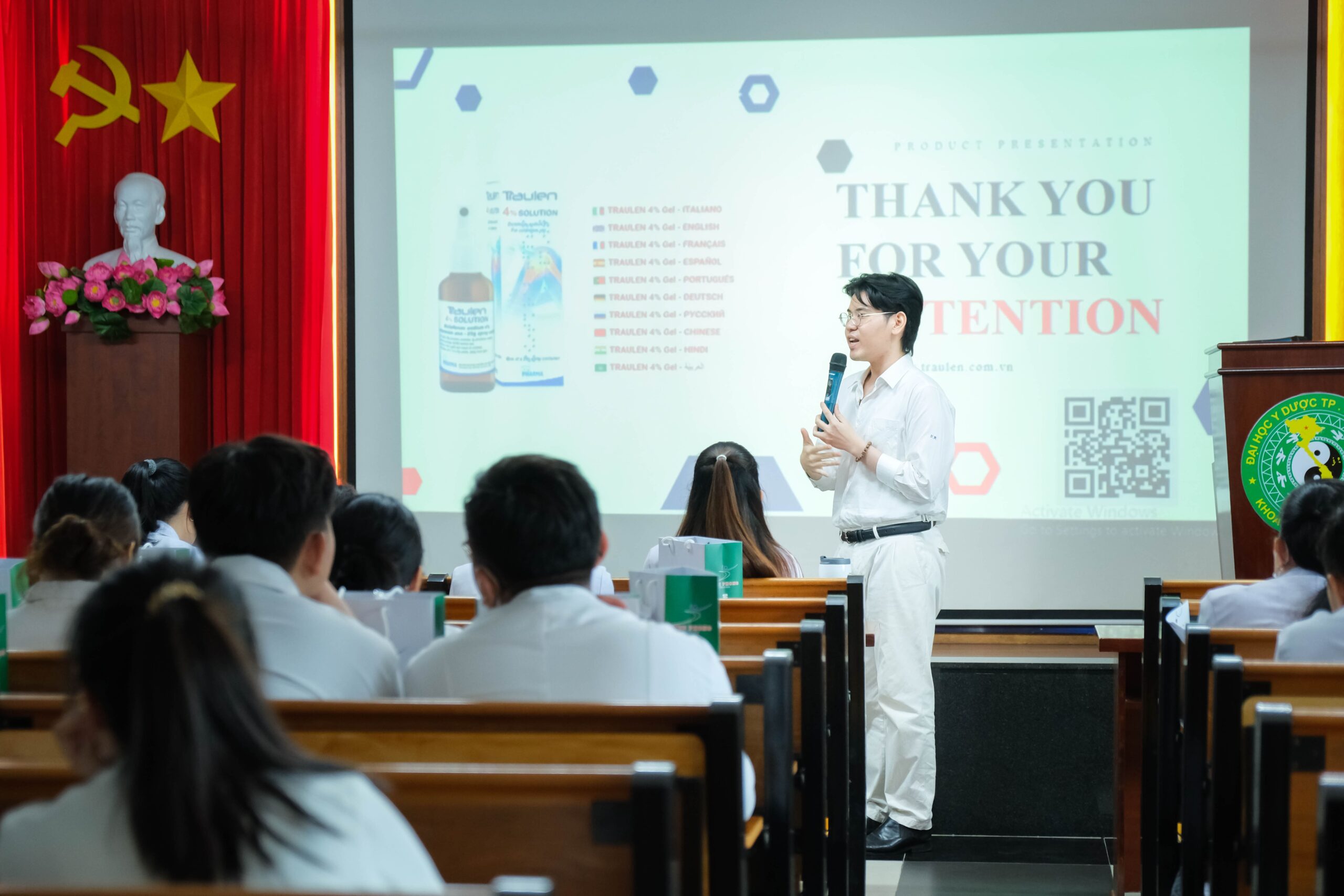 Ra mắt Traulen 4% Solution tại BV ĐH Y Dược TP.HCM - Giải pháp mới trong điều trị đau cơ xương khớp DSCF1749 scaled