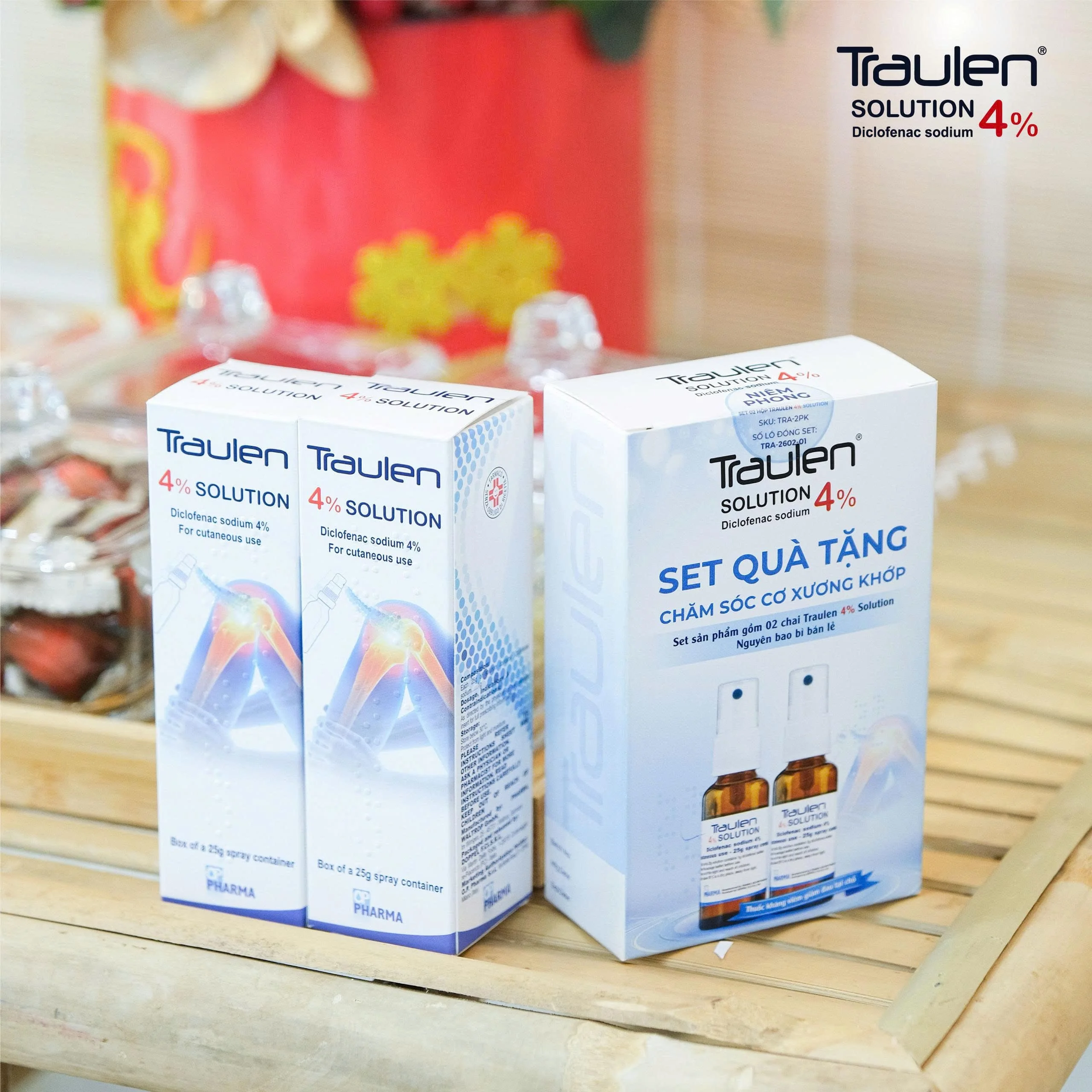 Với Sét quà Traulen, yêu không chỉ nói, yêu là chăm sóc Sét quà Traulen là giải pháp hiệu quả cho người đau vai gáy, mỏi lưng, đau khớp gối, đau cơ do vận động hoặc ngồi lâu