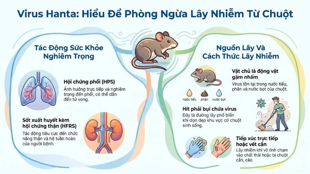 Sốt xuất huyết kèm suy thận do virus Hanta: Tuyệt đối không chủ quan Sốt xuất huyết kèm suy thận do virus Hanta rất dễ nhầm với bệnh cúm thông thường, có thể gây tử vong nhanh chóng
