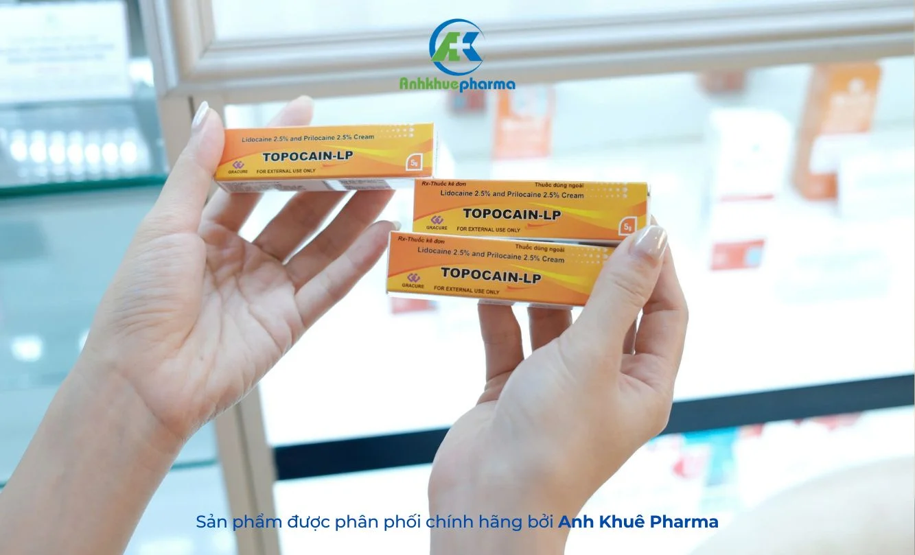 Thuốc Topocain-LP 2,5% ủ tê trước phẫu thuật - Cách dùng và liều dùng chuẩn Y khoa Topocain được dùng để gây tê trước các phẫu thuật da bề mặt như chiếu laser, lăn kim, loại bỏ mụn cóc