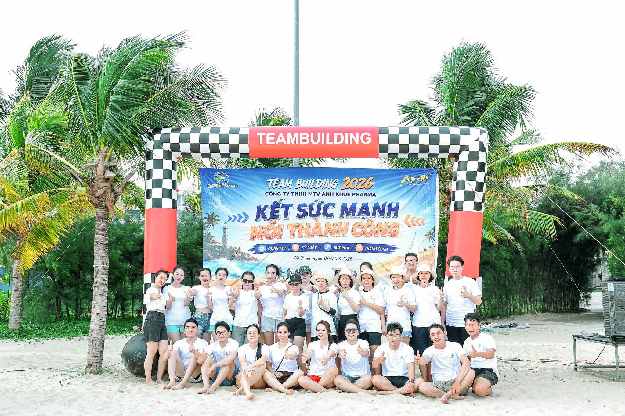 Recap chuyến Team Building 2026 của Anh Khuê Pharma: Gắn kết đồng đội – Lan tỏa năng lượng Recap chuyến Team Building 2026 của Anh Khuê Pharma: Gắn kết đồng đội – Lan tỏa năng lượng anh khue pharma 1